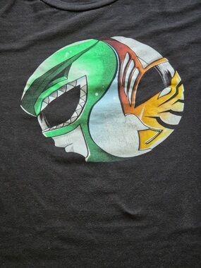Black Graphic Power Ranger Tshirt